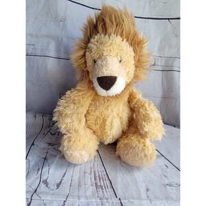 Aurora Tubbie Wubbies Lion Plush Stuffed Animal Tan Brown Soft Nose Sitting 10in
